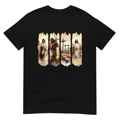 È Risorto Pasqua Cristiana Gesù Croce Fede Risurrezione T-Shirt