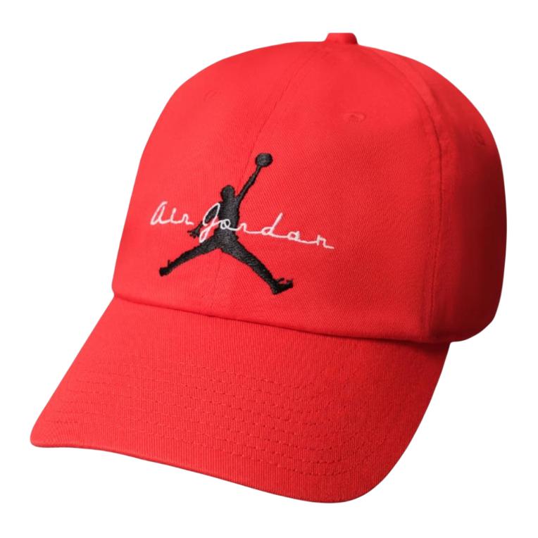 

Jordan Brand Pattern Design Cotton Duckbill Cap Unisex caps Red White Black IF8483-673 L/XL