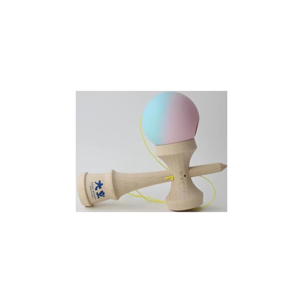 Yamagata Koubou Competition Kendama Oozora Certified by Japan Kendama Association Matte Light Blue Pink