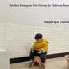 3D Soundproof XPE Foam Wall Sticker: Waterproof, Anti-collision, Soft Self-adhesive for Children's Rooms & Kindergartens