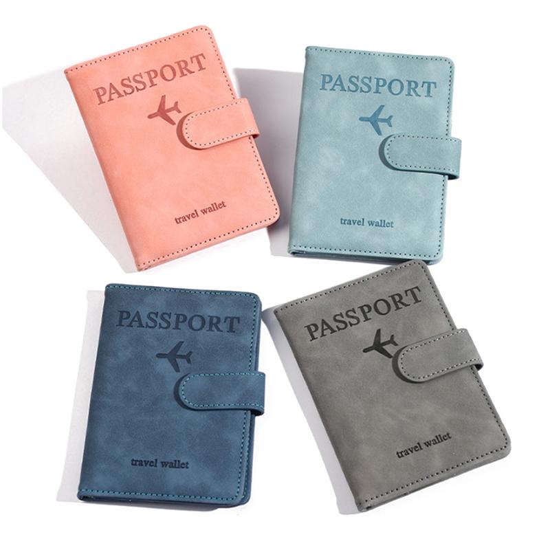 Antimagnetisch&Diebstahlsicher Passhülle Etui Reise Kreditkartenetui Leder Passbuch Für Damen/Herren Passhülle