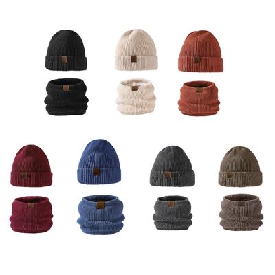 Warm Knitted Hat With Neck Warmer For Women And Men Unisex Ear Protective Pullover Hat Scarf Set For Winter Activity