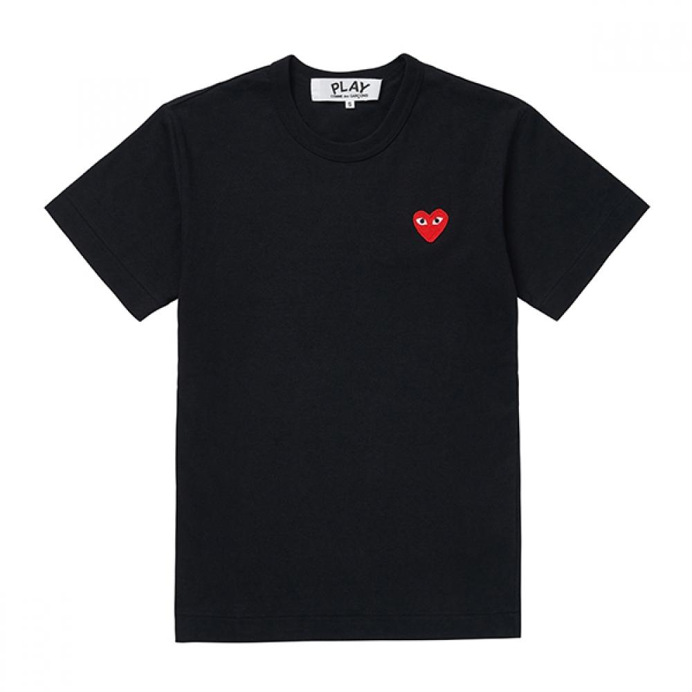 

Comme Des Gar Ons 1 Play Red HearT Wappen Unisex T shirT Ax T108 051 AX-T108-051 1 (XXL)