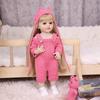 KEIUMI Reborn Puppe Mädchen 55 cm Baden Silikon Vinyl Neugeborenen Baby Puppen Frühes Lernspielzeug Kinder Geburtstagsgeschenk