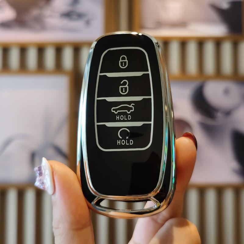 Luxury Hongqi Key Cover for H7, H5, HS5, HS7, H9 - Elegant Key Bag for All Models