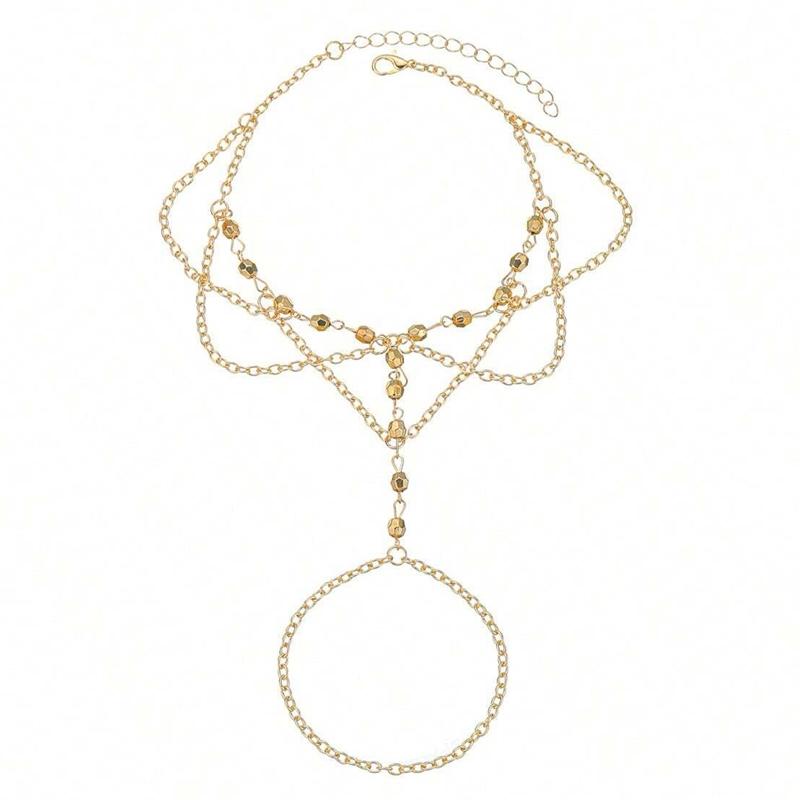 Summer Beach Accessories Feet Jewelry Fashion Simple Sexy Handmade Bead Chains Tassels Toe Foot Bracelet For Women