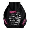 Women's Fashion Casual Outfit Sweatsuit Long Sleeve Top Printed Hooded Sweatshirt