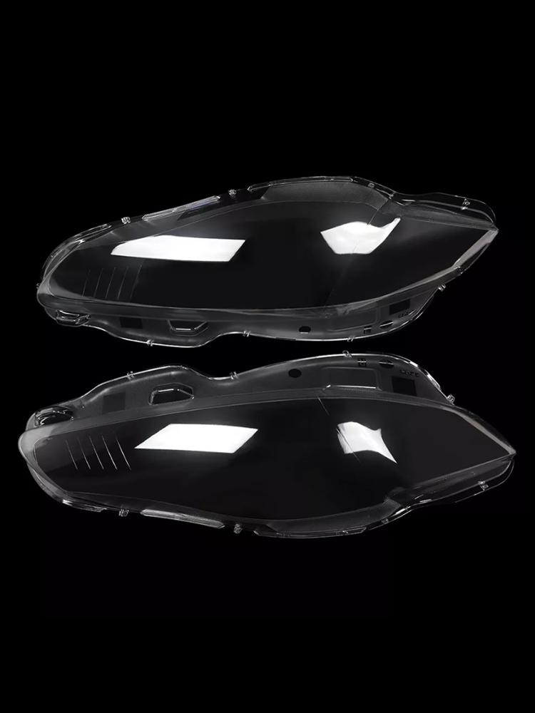 Pair Front Headlight Lens Cover Shell Clear For Jaguar XJ XJL 2010-2019