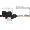 Rear Brake Master Cylinder, Universal Pit Bike Rear Brake Master Cylinder Motorcycle Hydraulic Master Cylinder For Motorbike Atv Dirt Bike - JA