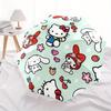 1pc Hello Kitty Fabric PrintUmbrella with Plastic Handle,Suitable for All Seasons Home Travel Outdoor UmbrellaSanlio159