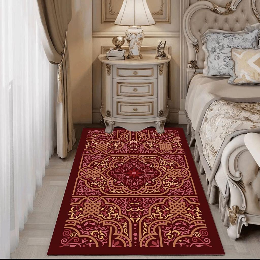 Dywan do salonu w stylu europejskim, stolik kawowy, dywan do sypialni, wystrój domu, uniwersalny dywan, dywanik przy łóżku, mata na stolik kawowy