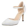Frauen Schuhe Dame Elegante Pumps Mid Heels Spitz High Heels Sandalen Ankle Strap Casual Schuhe