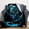 1pc Pokemon Squirtle All-Season Comfort, Outdoor Flannel Blanket - Soft, Warm & Cozy for Naps, Camping & Travel 088