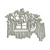 Window Flower Cutting Dies Carbon Steel Die Cut Templates Metal Embossing Stencils for Scrapbooking Card Making Albu
