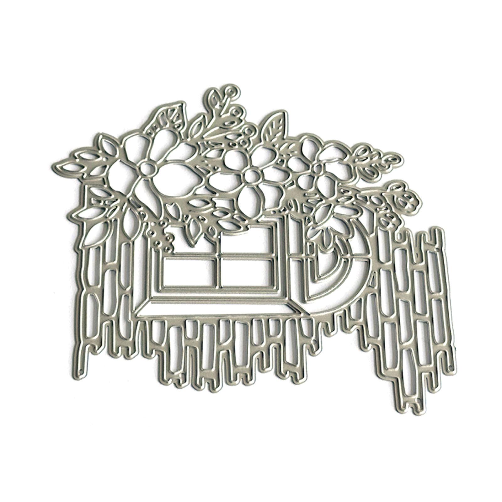 

Оконные цветы Вырубные штампы Углеродистая сталь Вырубка Декоративное тиснение Бумажный штамп для изготовления открыток Скрапбукинг Закладки