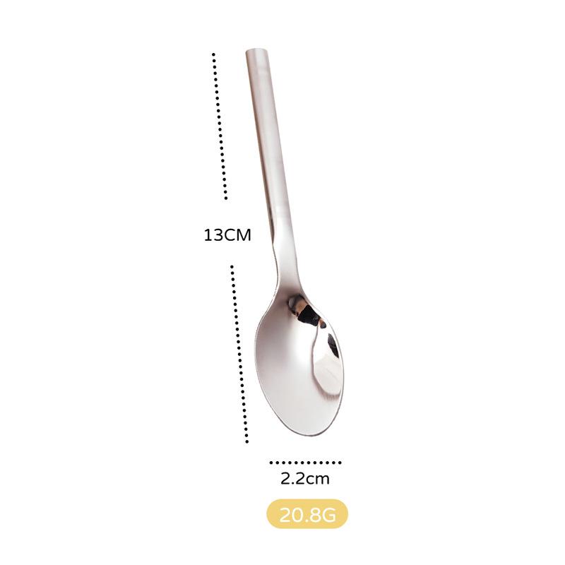 

European PDL Straight Handle 304 Stainless Steel Cutlery Set: Western Knife, Fork, Spoon, Steak Knife, Dessert Knife, Fork, Spoon