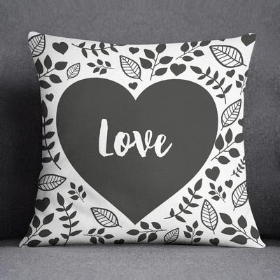 Federa Cuscino Stampata con Motivo su Sfondo Nero Serie per Decorazione Casa Soggiorno Divano Camera da Letto Auto