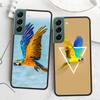 Parrot Bird Phone Case For Samsung A16 A26 A36 A56 Galaxy A02S A12 A52S A13 A23 A33 A53 A54 A34 A24 A14 A22 A32 A42 A72 Cover Ca