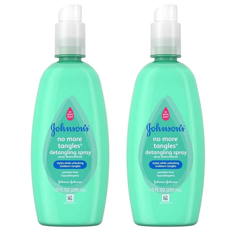 Johnson s Detangler Spray 295ml 2-Pack Johnsons No More Tangles Spray Detangler, 10 Ounce (Pack of 2)