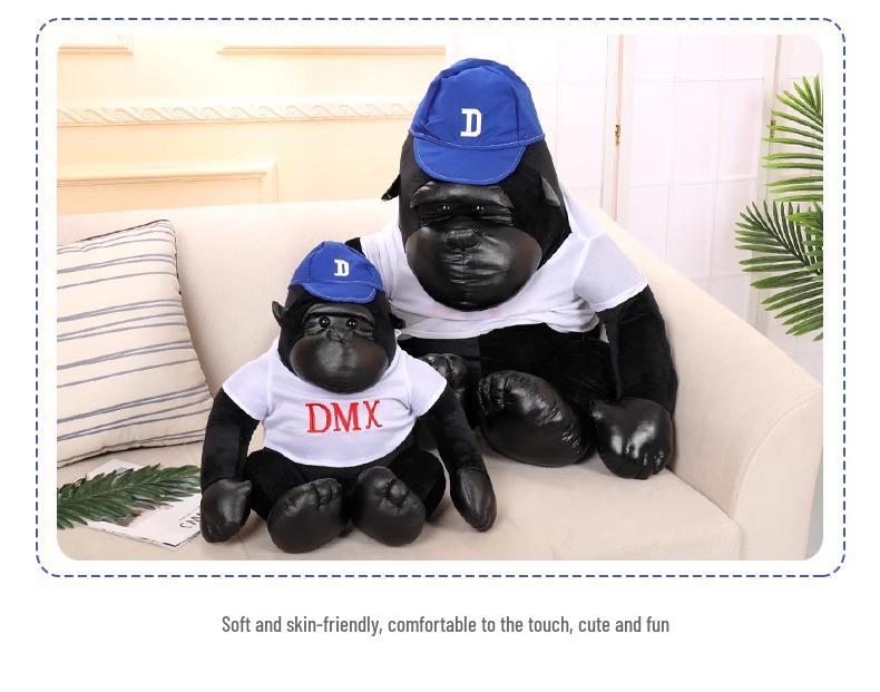 Jucărie de pluș mare Gorilă King Kong Neagră - Co-pilot Creativ Păpușă Maimuță Anime