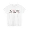 Books Reading T-Shirt Mens Womens Tees Top, Drink Tea Read Books Be Happy Reading LoverBookish Shirt