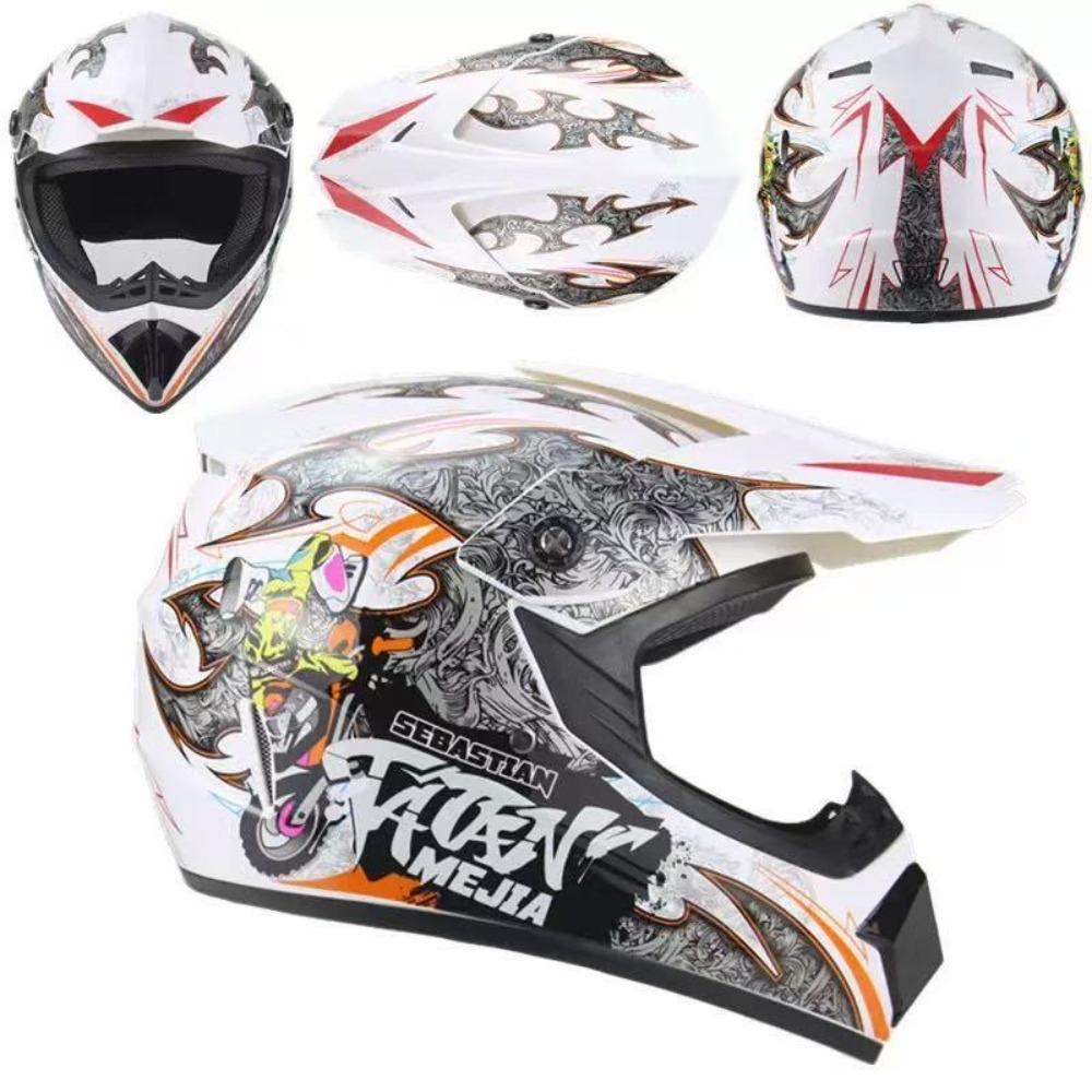 Cool Helmet Junior Motorcycle Helmet Mountain Bike ATV Off-Road Vehicle Helmet