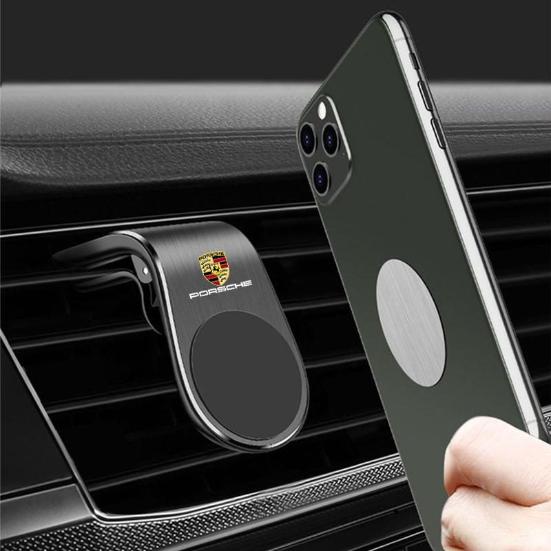 Supporto per telefono da auto per bocchetta d'aria, magnetico, per cellulare, GPS, per Porsche Cayenne Panamera Macan 911 718 Boxster Cayman 918 Pajun