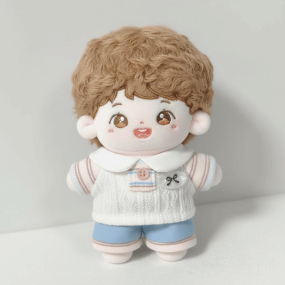 T-shirt Doll Clothes Outfit Shorts Doll Dress Up Set 10cm Cotton Doll Clothes  Doll Accessories