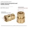 M14 X 1.5 Male Female Quick Connect Set Leak Proof Rust Resistant for DIY Home Garden Pressure Watering System Install
