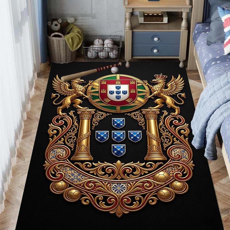 Royal Heraldry Ornate Design carpet printing Home Decor Christmas gifts Dormitory decoration Fashion
