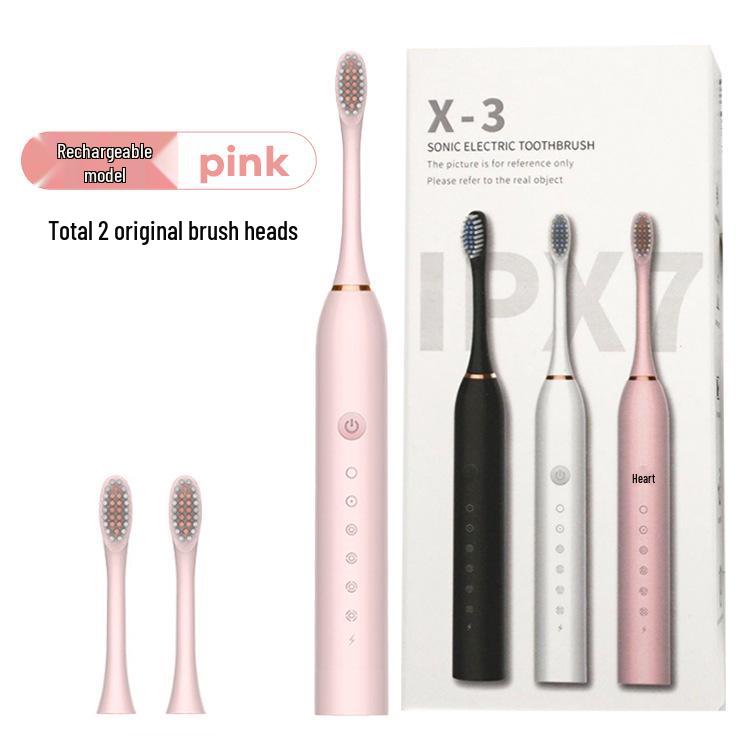 Перезаряжаемая ультразвуковая электрическая зубная щетка и ирригатор для взрослых и детей