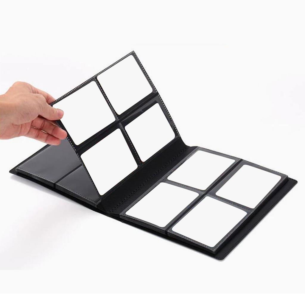 Cards Binder 4 Pockets Cards Binder Holder, Trading Card Games Binder Collector Storage Album for Gaming Cards