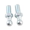 Acouto M8 Ball Stud Mounting 2pcs Car Iron Ball Stud Bolts M8 for Gas Struts Ball Ended Bonnet