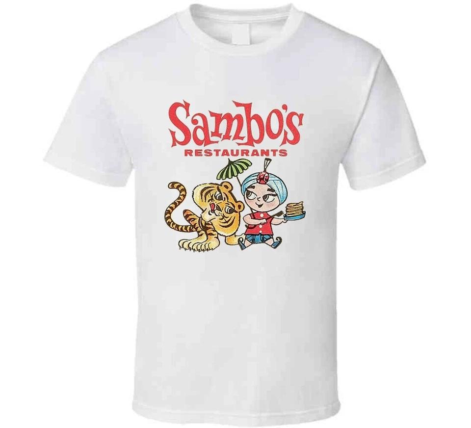 

Sambos Retro Restaurants T Shirt 4XL