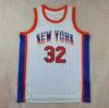 New Season Knicks White City Edition #32 Towns Basketball Jersey