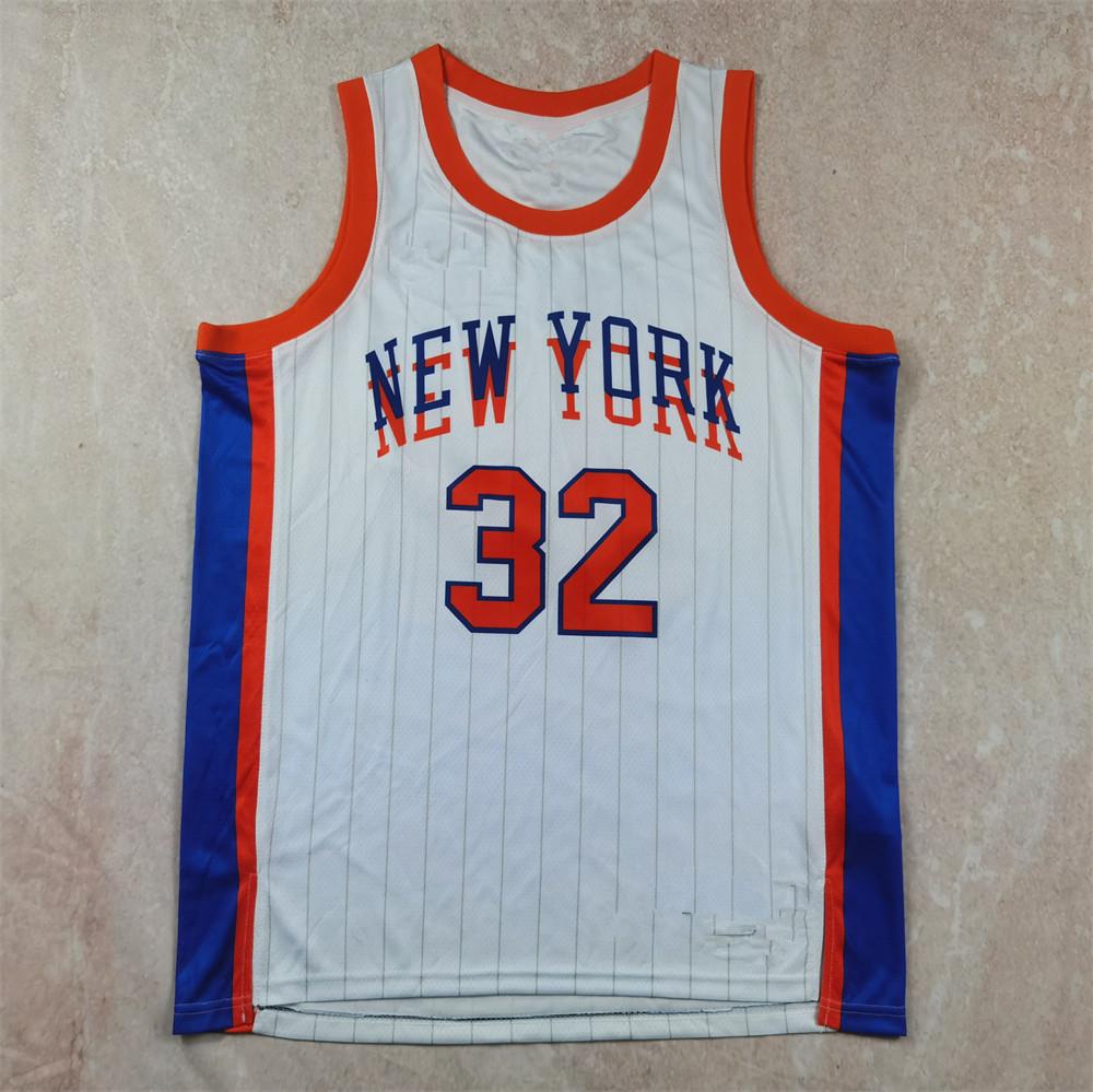 

New Season Knicks White City Edition #32 Towns Basketball Jersey M