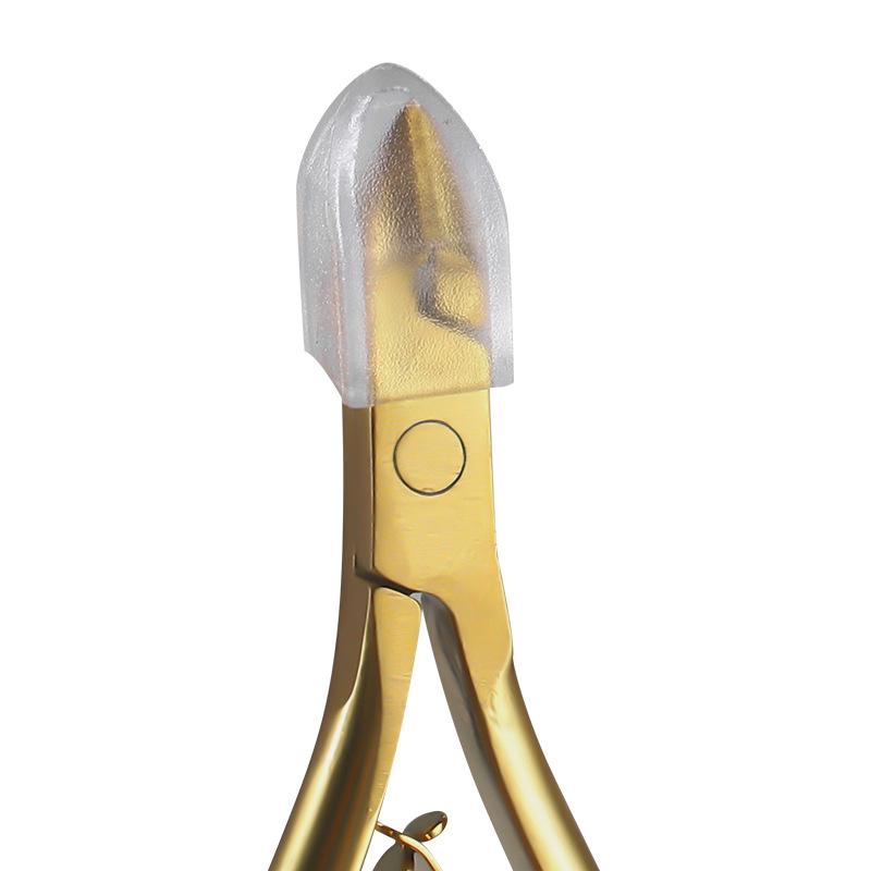 10ks Clear Dead Skin Clip Sleeve Kryt kleští Ochranný návlek na nehtovou kůžičku Nůžky Manikúra Dead Skin Pinzeta Čepice