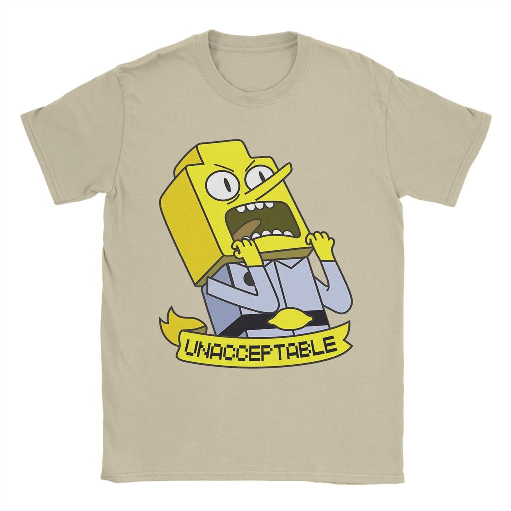 Lemongrab Character Tshirts Unisex Vintage Pure Cotton Tees O Neck Short Sleeve T Shirts Printing Clothes