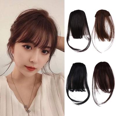 Neat Bang Hair Extension Accessories for Women Synthetic False Hair Air Bangs Fringe Hairpieces