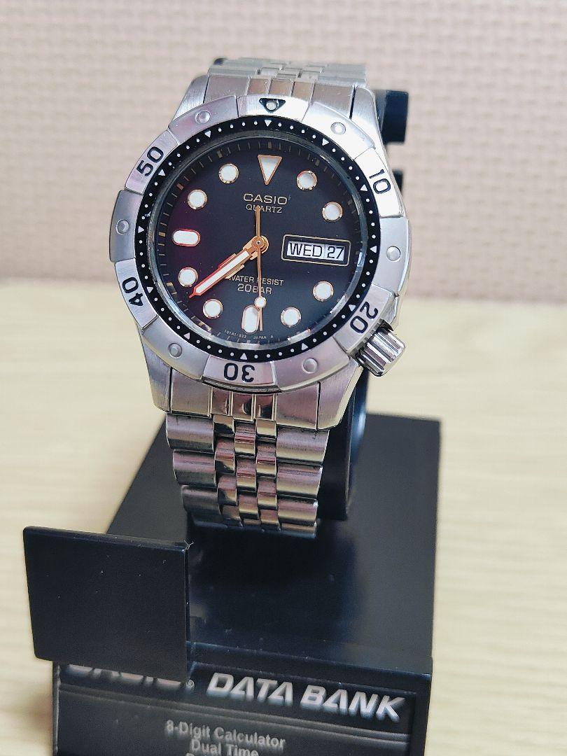 

[Б/У] ВИНТАЖНЫЕ АНАЛОГОВЫЕ НАРУЧНЫЕ ЧАСЫ CASIO MD-711 1988-х годов