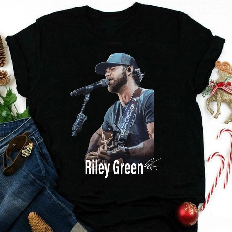 New rare Riley Green Rock Roll unisex S-234XL Shirt 4XL