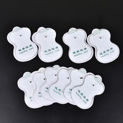 10Pcs White Electrode Patch Pads For Digital Therapy Machine Massager Tools
