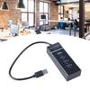 Versatile 4Port USB 3.0 Data Hub with Fast Transfer  USB 3.0 Hub Splitter for Computers Laptop USB Adapter,USB Extender