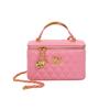 (Rosa) Vielseitige Kosmetiktasche, modische Schulter-Crossbody-Tasche