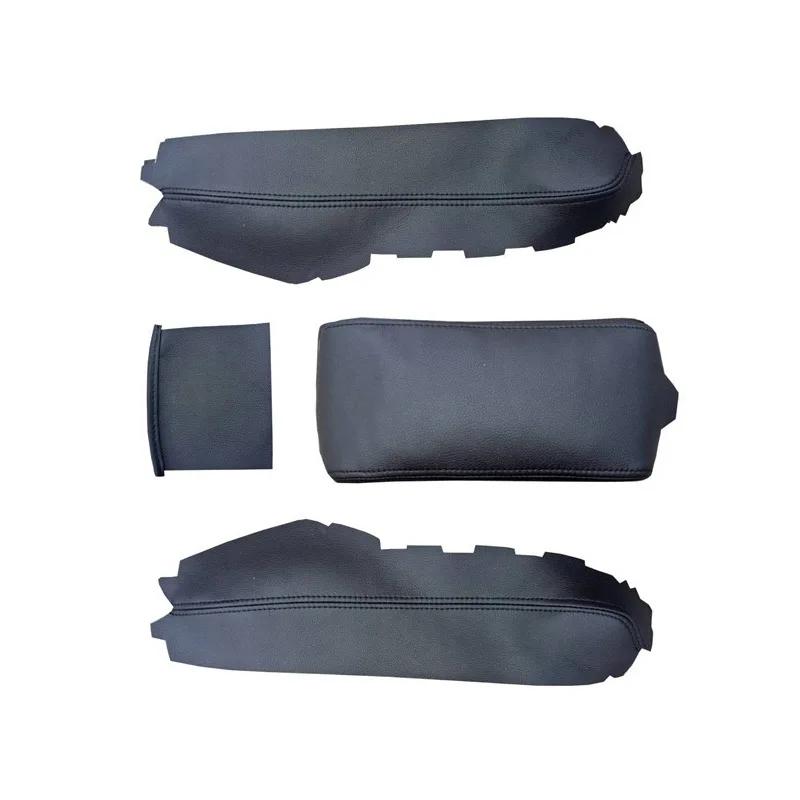 Microfiber Leather Central Armrest Cover Pad Storage Box Sticker Trim  For Honda 10th Civic 2016-2024 Car Accessories Cover PU