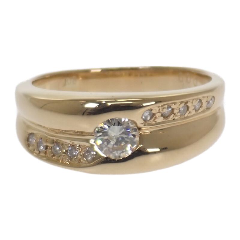 

no brand #14(JP Size) ring K18 yellow gold Women