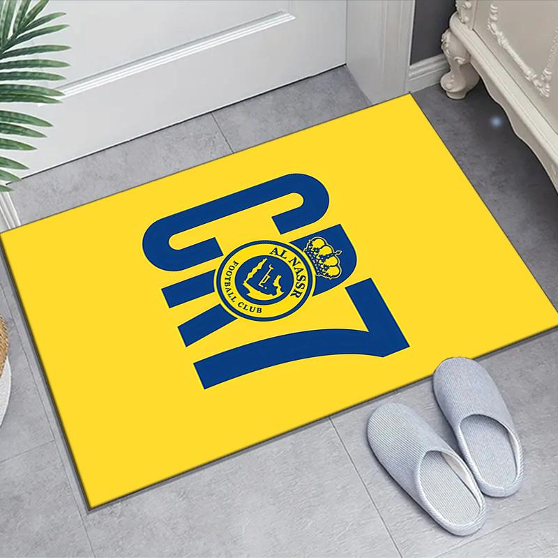 1pc Football Team Design Area Rug - Non-Slip, Soft & Cozy Floor Mat for Living Room, Bedroom, Office - Indoor/Outdoor Decorative Carpet