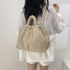 Damen Casual Einzelschultertasche Große Kapazität Nyl Rucksack Damen Daunenbaumwolle Winter Tragetasche Tragbare Make-up Handtasche