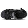 Skechers Stamina Streamer Fisherman Shoes Leather Fabric Fashion Lightweight Sandals Men Sandals Black Gray 237396-BKGY