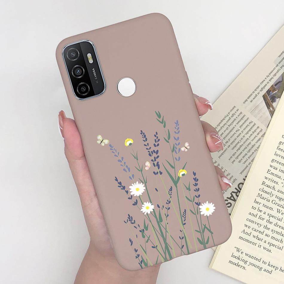 For OPPO A53S 2020 Case Cartoon Coque Heart Painted Silicone Phone Back Cover For Oppo A53s A 53s A53 S Oppoa53 2020 Shell Case